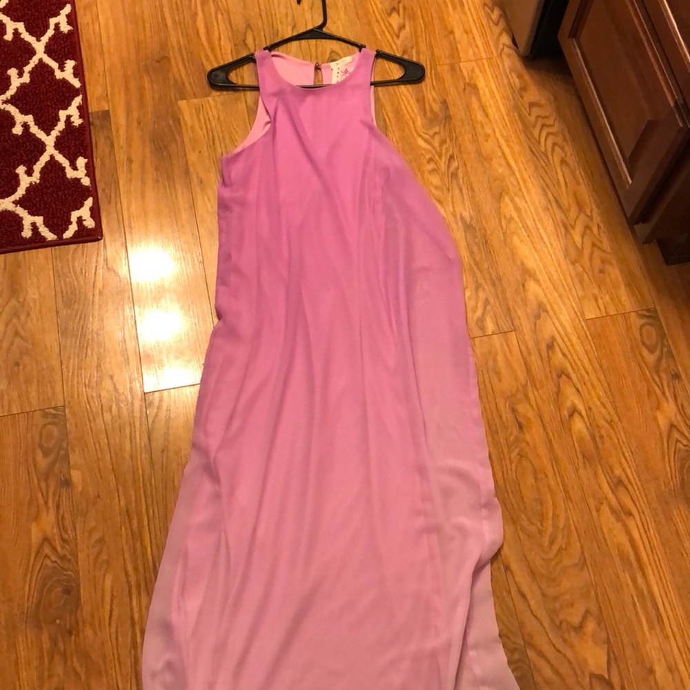 Purple maxi dress